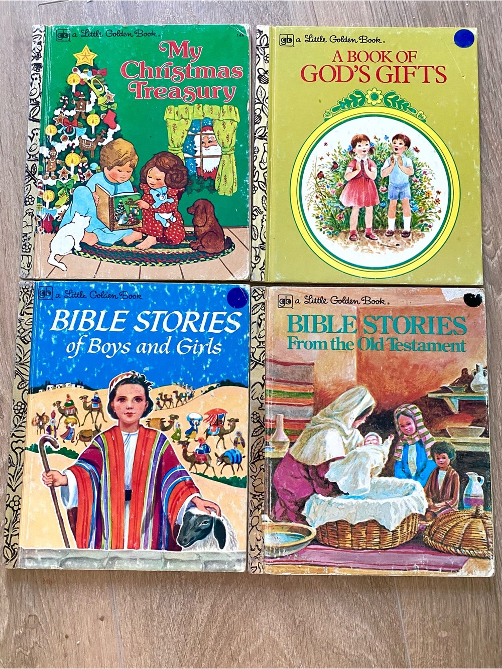 Vintage Kids Bible books